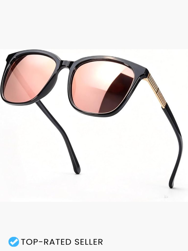 Oversized Square Sunglasses For Women Lightweight Uv400 Protection Trendy